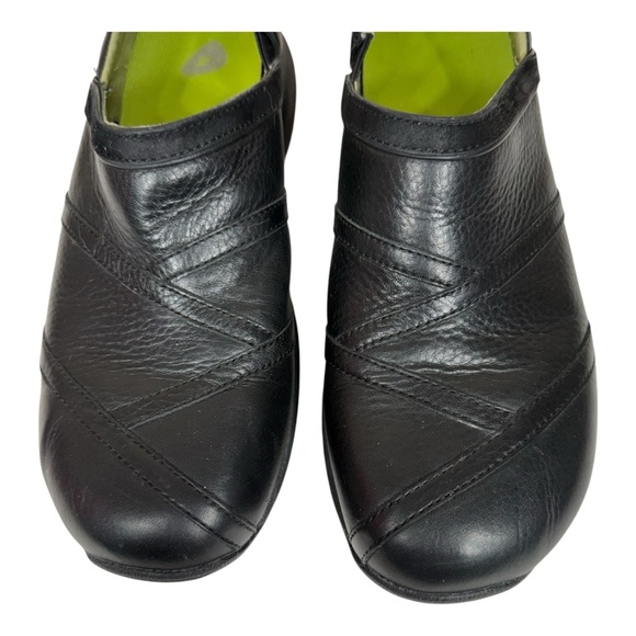 Merrell Primo Patch Black Leather Slip-On Comfort Clog Shoes Size 11 - Picture 5 of 11